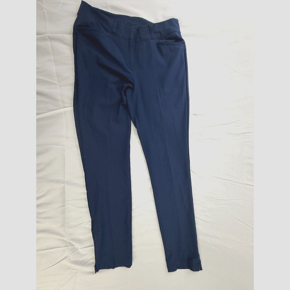 Adidas Golf Women's Navy Blue Stretch Slim Fit Ankle Pants Size 8
